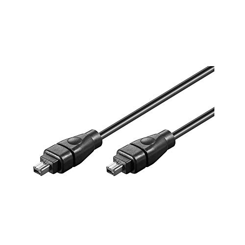 Cabo de Dados GOOBAY (Firewire - 1.8 m - Preto) Wentronic - Cabos - firewire, 1.8 m, preto