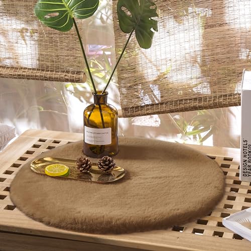 Tapete Decorativo TEPPICH Wölkchen (Castanho) Teppich Wölkchen - Tapetes - castanho, poliéster, decorativo