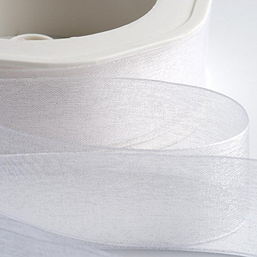Fita de Organza Italian Options | Branco (Textil) Italian Options Limited - Fitas e apliques - organza, branco
