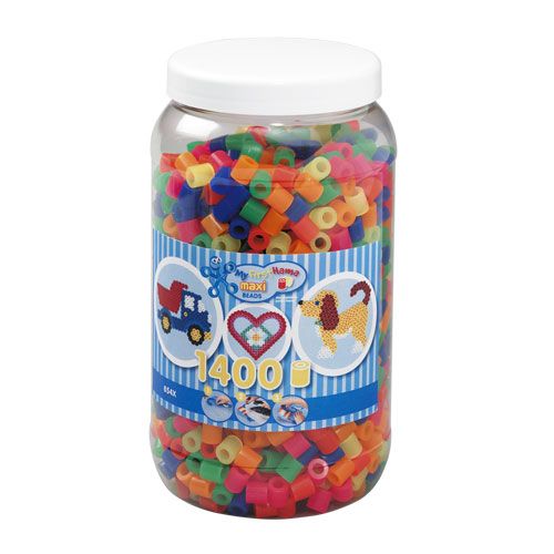 Kit de Artesanato para Crianças HAMA BEADS 8542 Hama - Enfeites e acabamentos - kit, artesanato, crianças, HAMA BEADS, 8542, conjunto