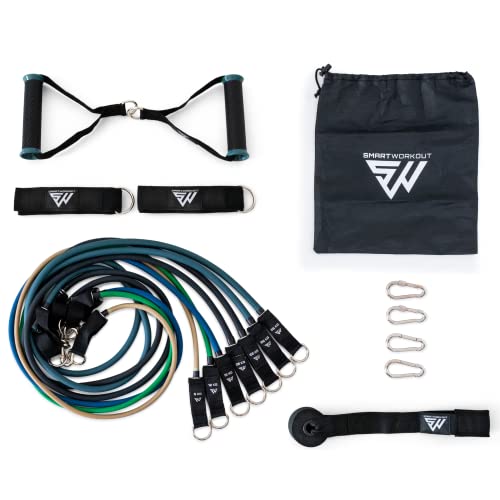 Kit de Resistência SMARTWORKOUT (19 Un) SmartWorkout - Bandas de exercício - kit, resistência, smartworkout, 19 unidades