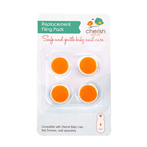 Almofadas de Substituição para Cortador de Unhas CHERRY BABY Cherish Baby Care - Banho e corpo - acolchoadas, cores, 12 meses, substituição
