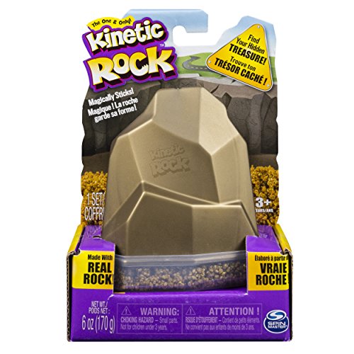 Jogo de Areia SPIN MASTER Kinetic Rock Gold (Idade Mínima Recomendada: 4 anos) Spin Master - Brinquedos - areia, kinetic rock, 4 anos