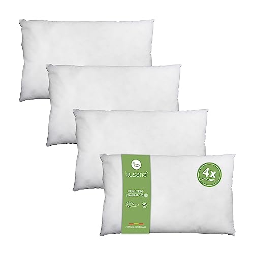 Enchimento de Almofadas KUSANA Pack 2/4 (35 x 50 cm) Almohadas & Cojines - Almofadas - 35x50 cm, poliéster, 2 peças, elegante