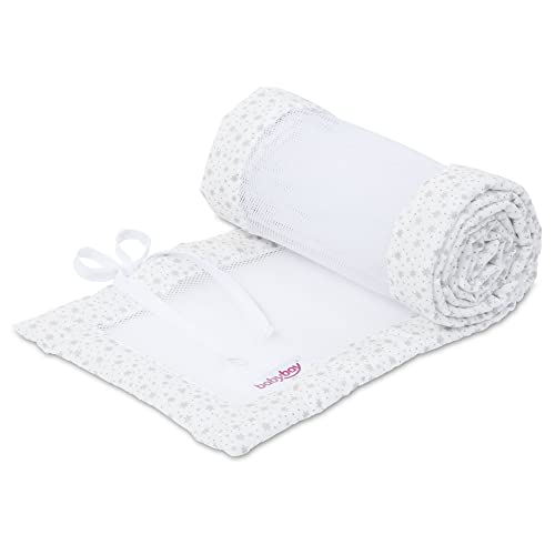 Protetor de Berço BABYBAY 0018 (Algodão - Branco) Tobi GmbH & Co. Kg - Móveis para bebês e crianças pequenas - algodão, branco, tecido poliéster