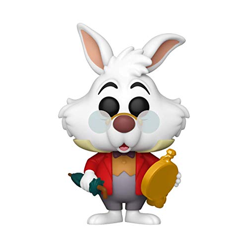 Figura FUNKO Pop! Disney: Alice 70Th - The White Rabbit Funko - Brinquedos - vinil, 9 cm, licenciada, caixa transparente