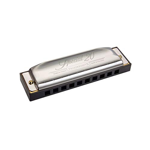 Harmónica Hohner Special 560/20Dx Afinação: D Aço inoxidável Hohner - Acessórios para instrumentos musicais e orquestra - D, aço inoxidável, preto, azul, branco