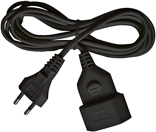 Cabo de Alimentação BRENNENSTUHL (1.8 m - Preto) Brennenstuhl - Fios de extensão - 1.8m, preto, tomada EU, 2.5a