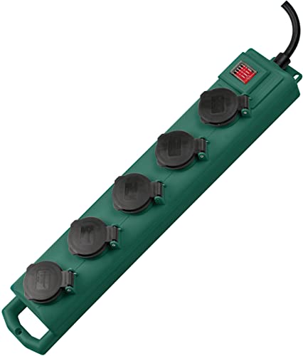 Base de guarda-sol BRENNENSTUHL 1159910215 Brennenstuhl - Filtros de linha e supressores de surtos - fritadeira, 5 saídas, interruptor, proteção contra choque