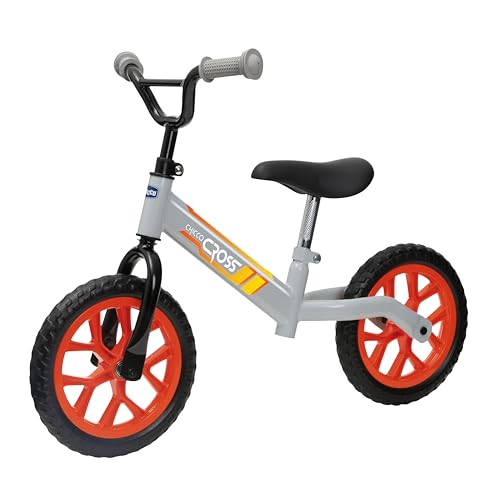 Bicicleta CHICCO Balance Bike Cross (Idade Mínima: 2 Anos) Hot Wheels - Veículos de empurrar e pedalar - sem pedais, quadro grande, rodas grandes, molde borracha