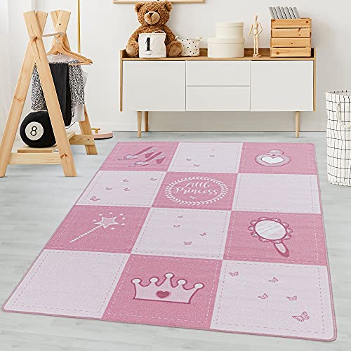 Tapete para Crianças CARPETSALE24 Princess (Rosa - 100x150 cm) carpetsale24 - Tapetes - rosa, 100x150 cm