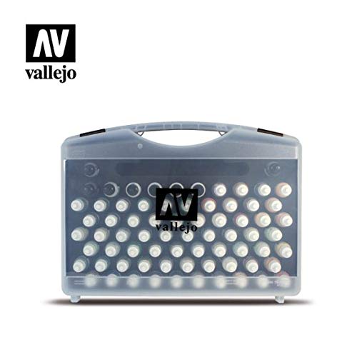 Conjunto de Pinturas e Espátulas VALLEJO 72 Cores Acrylicos Vallejo - Tinta, tinta de arte e esmalte - 72 cores, pinturas, espátulas, pincéis
