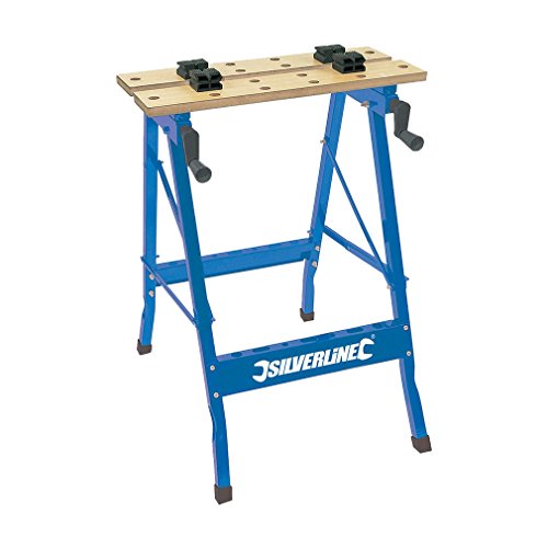 Banco de Trabalho SILVERLINE TB01 (Recondicionado Como Novo) Silverline - Bancadas de trabalho - 560x110 mm, dobrável, 100 kg, removível