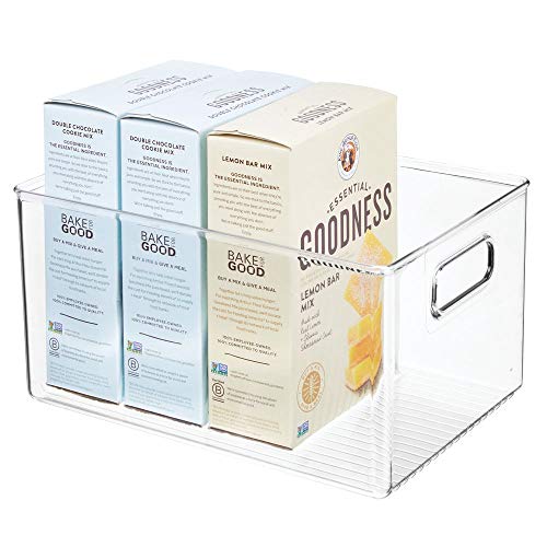 Caixa de armazenamento de comida mDesign 4-1518 | Transparente mDesign - Armazenamento industrial - armazenamento, transparente