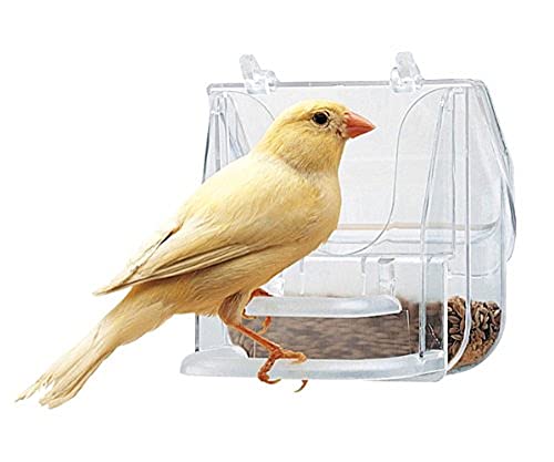 Comedouro para Aves FERPLAST Pretty (Branco - Plástico) FERPLAST - Comedouros e bebedouros para gaiolas de pássaros - branco, plástico