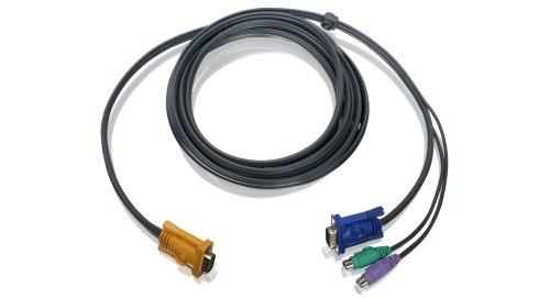 Adaptador IOGEAR (KVM - KVM - 3 m - Preto) IOGEAR - Cabos - kvm, 3m, preto
