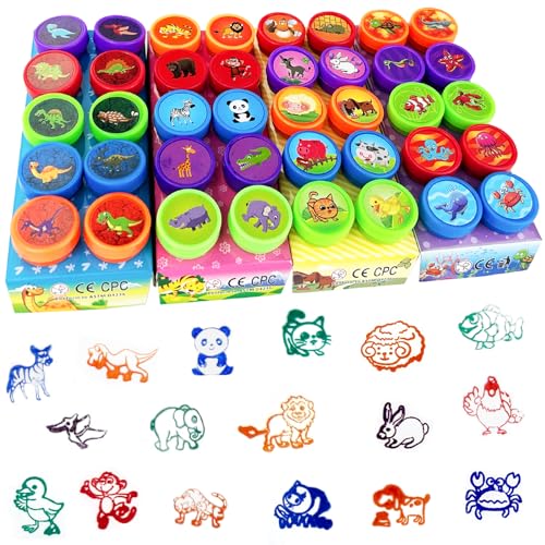 Brinquedo de Trabalhos Manuais DIOMYRUX 40 Peças Multicor (3 anos) Diompirux - Rotuladoras - 40 peças, multicor, 3 anos, selos de animais