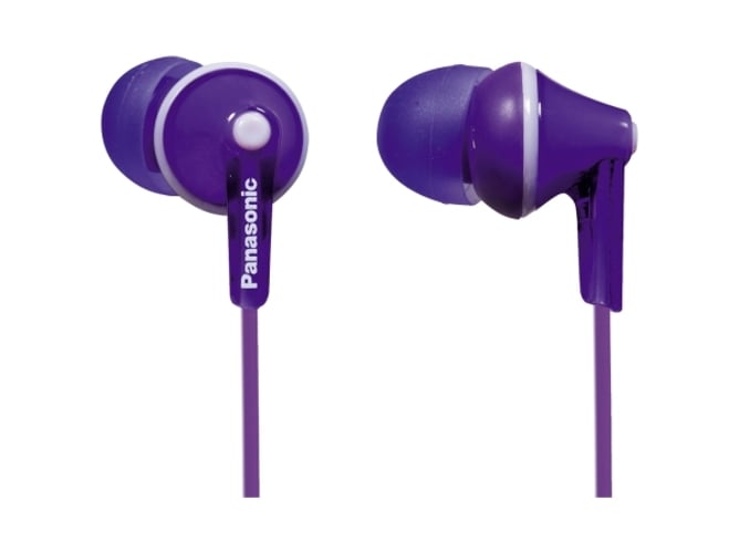 Auriculares com Fio PANASONIC RP-HJE125E-V (In Ear - Microfone - Roxo) Panasonic - Fones de ouvido e headsets - in ear, microfone, roxo