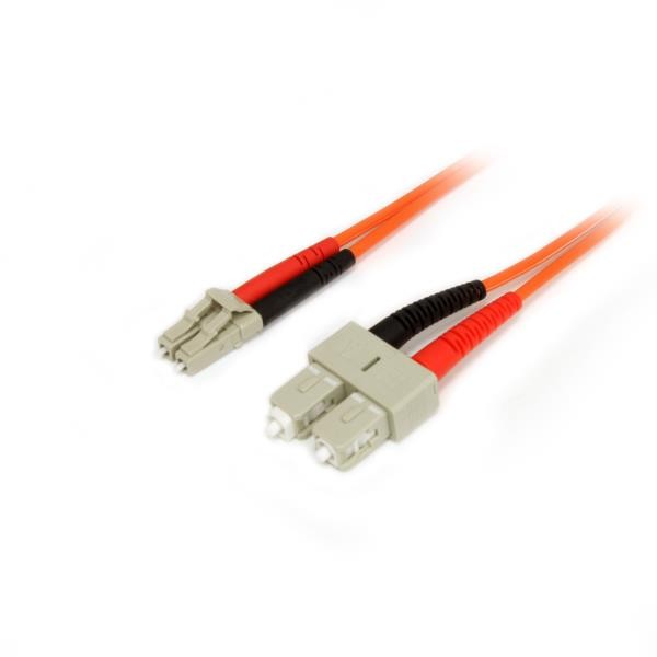 Cabo de Fibra Ótica STARTECH.COM 50FIBLCSC3 STARTECH.COM - Fios e cabos elétricos - lc, sc, 3m, preto