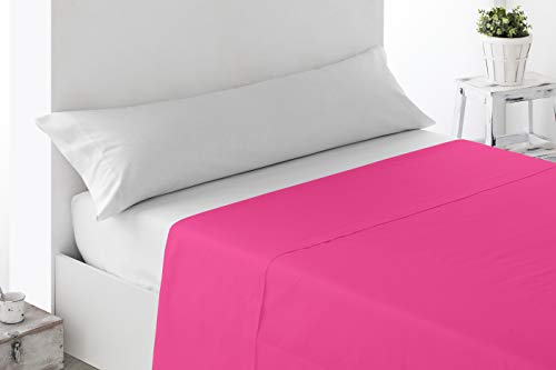 Lençol de Cima MIRACLE HOME (Algodão - Rosa) Miracle Home - Lençóis - anti-bolsa, rosa, algodão, confortável