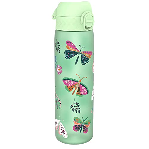 Garrafa de Água ION8 Wildflower (500 ml) ion8 - Garrafas de água - 500 ml, plástico reciclado, anti-derrame, resistente
