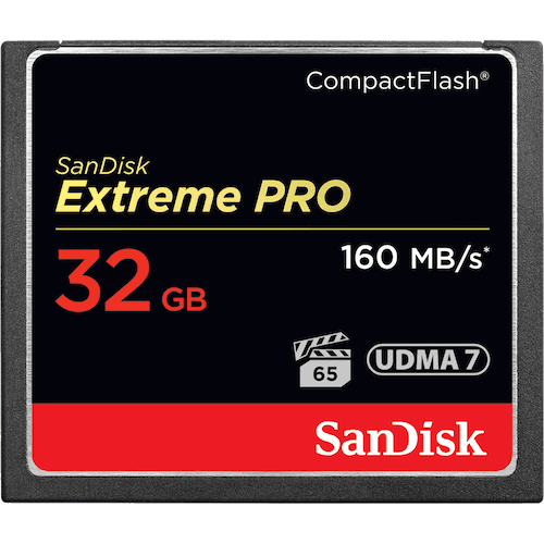Cartão de Memória SANDISK CF Extreme Pro 32GB Sandisk - Cartões de memória flash - cartao memoria, sandisk, cf extreme pro, 32GB