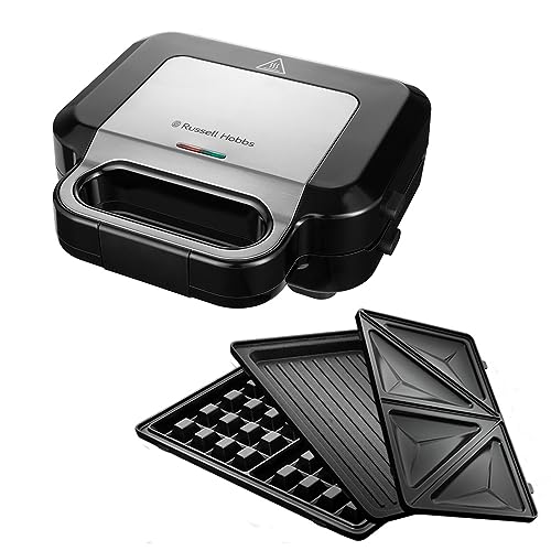 Grelhador de Placas RUSSELL HOBBS 26810-56 Russell Hobbs - Sanduicheiras - 750 W, preto, aço inoxidável