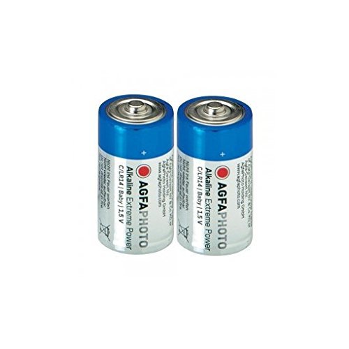 Pilha Recarregável AGFA Baby LR14 - 1.5V AgfaPhoto - Baterias de uso geral - lr14, 1.5v, 1500 mAh