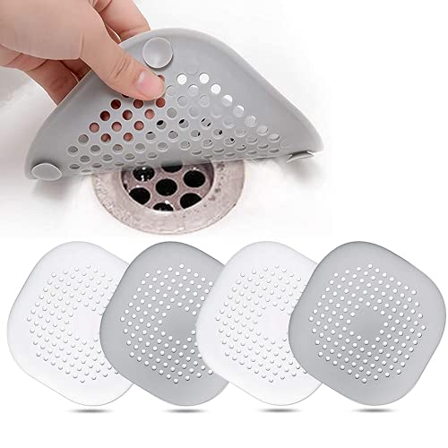 Conjunto de 4 peças de silicone para drenagem com ventos fortes CCLKHY - Tampas e peneiras de drenagem - silicone, drenagem, ventos fortes, 4 peças