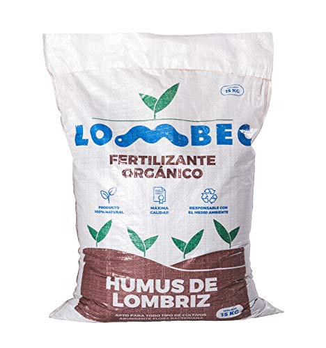 Lombec Humus de Lombriz Saco 25L (15Kg) Vermiculture Innovation S.L. - Adubos - lomboc, humus, saco, 25l, 15kg