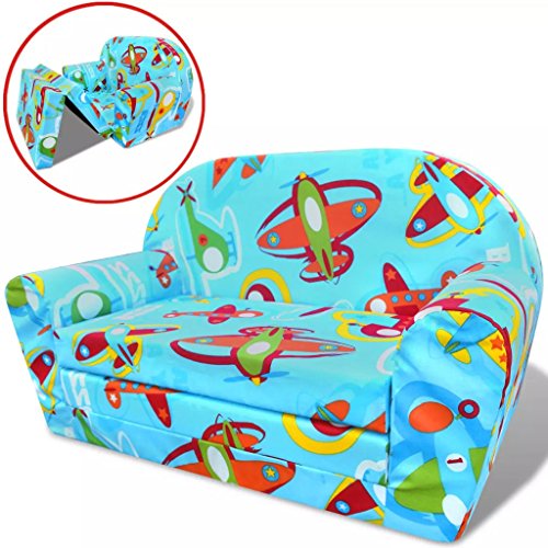 Cama-Sofá Infantil VIDAXL com Almofada (Amarelo - 100 x 70 cm) vidaXL - Cadeiras - almofada, amarelo, 100x70 cm