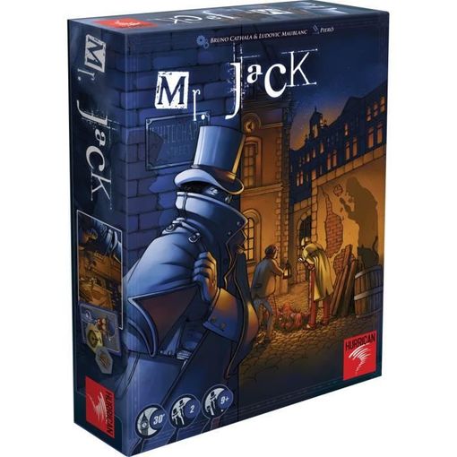 Jogo Coletivo HURRICAN Mr. Jack London (Idade Mínima Recomendada: 9 anos) Asmodee - Jogos de tabuleiro - investigação, detetive, 9 anos