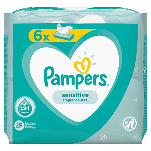 Toalhitas de Banho PAMPERS Sensitive (16 Un) Procter & Gamble - Muda fraldas - sensitive, 16 unidades