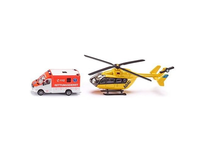 Conjunto de veículos SIKU Transportes de salvamento (Peluches e Bonecas) SIKU - Modelos em escala - conjunto, veículos, siku, transportes, salvamento, peluches, bonecas