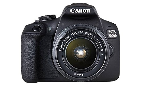 Kit Máquina Fotográfica Reflex CANON 2000D+EF-S 18-55mm f/3.5-5.6 IS II + 32GB SD + Bolsa Canon - Câmeras digitais - kit, máquina fotográfica reflex, canon 2000d, ef-s 18-55mm f/3.5-5.6 is ii, 32gb sd, bolsa