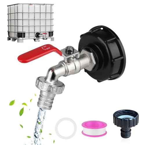 Adaptador para Tanque Ibc MIZIKUU 1l (1000 L) mizikuu - Acessórios e válvulas para mangueira de jardim - 1L, 1000 L, rega de jardim, chorro para mangueira