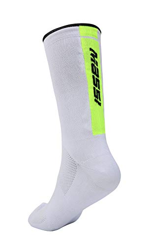 Meias para Homem MASSI Branco para Ciclismo (EU 38-42) Massi - Meias Comuns - ciclismo, branco, homem
