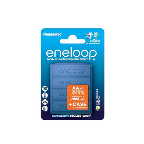 Pilha Recarregável ENELoop AA/Mignon (4 unidades) ENELOOP - Baterias - 2000 mAh, 12 v, aa, ion-lítio