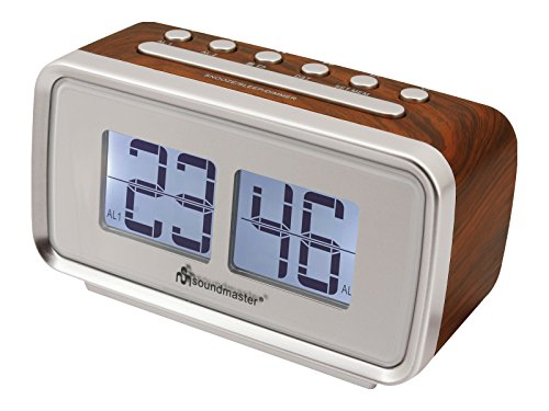 Rádio Despertador SOUNDMASTER Ur105Br (Preto - Digital - Alarme Duplo) Soundmaster - Áudio - digital, alarme duplo, preto