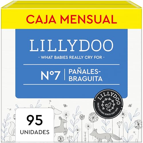 Lillydoo Pack 85 Fraldas Bragueta Tamanho 7 LILLYDOO - Roupa interior - tamanho 7, bebés activos, dermatologicamente seguro