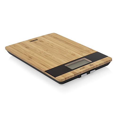 Balança de Cozinha PRINCESSA Bamboo (Capacidade: 5 Kg - Precisão: 1 g) Princess - Balanças de medição - 5 kg, precisão 1 g, visor lcd, desligamento automático