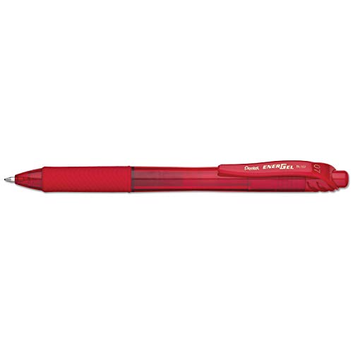 Esferográfica PENTEL Energel X Preto e Vermelho Pentel of America, Ltd - Canetas - tinta líquida, tinta gel, escrita suave, seca rápida