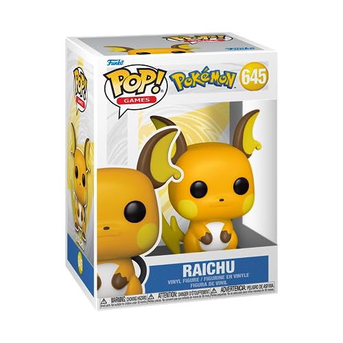 Figura FUNKO Pop! Games: Pokémon - Raichu Funko - Livros - vinil, 9 cm, raichu, pokemon