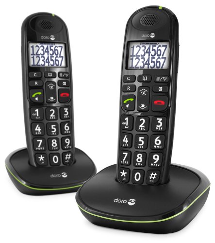 Telefone fixo DORO PHONEASY 110 DECT (Preto) Doro - Telefonia - telefone fixo, doro, phoneasy 110, dect, preto