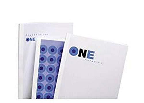 Pack 100 Capas para Encadernação GBC IB370410 A5 Branco GBC - Papel de capa - fendas, A5, branco, 100 unidades