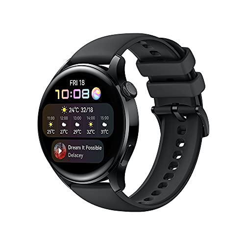 Smartwatch HUAWEI Watch 3 Active (46 mm - Preto) HUAWEI - Óculos inteligentes - smartwatch, huawei watch 3 active, 46mm, preto