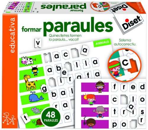 Jogo de Tabuleiro RAVENSBURGER Formar paraules (Idade Mínima Recomendada: 4 anos) Diset - Jogos - 48 fichas, 2 a 6 jogadores, 4 anos, formar palavras