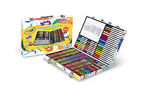 Kit de Artesanato para Crianças CRAYOLA Inspirational art case (140pcs.) CRAYOLA - Meios de pintura - kit, artesanato, crianças, crayola, inspirational art case, 140pcs