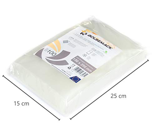 Sacos para Embalar a Vácuo GOLIATH 150X250Mm Bolsemack - Bolsas para seladoras a vácuo - sacos, embalar, vauco, goliath