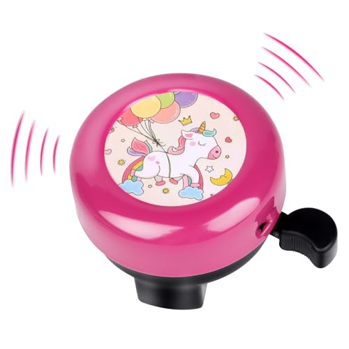 Lwmtt 1x timbre de bicicleta infantil timbre de bicicleta para crianças com som forte LWMTT - Campainhas e buzinas de bicicleta - som forte, fácil instalar, cores vivas, infantil